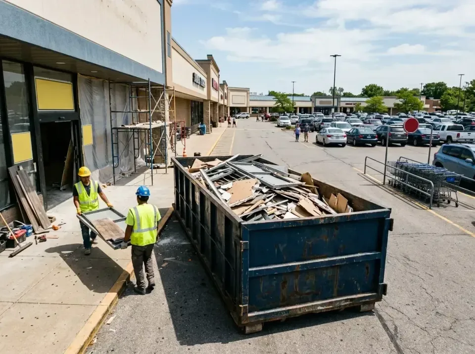 retail-store-renovation-debris-003 — frequently asked questions, Roll-off Dumpster Rentals in Owings, MD